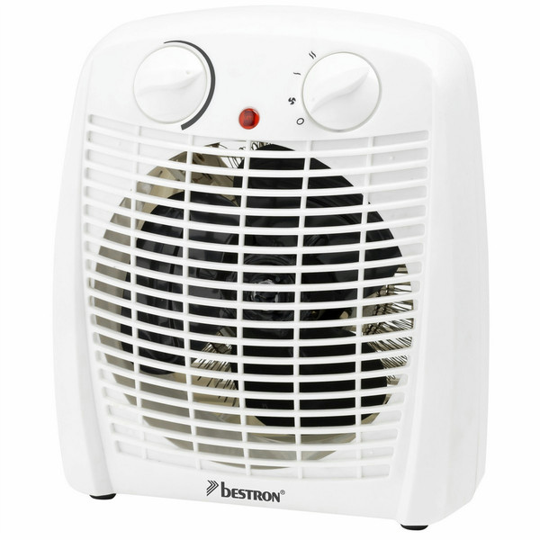 Bestron AFH211W Indoor 2000W White Fan electric space heater