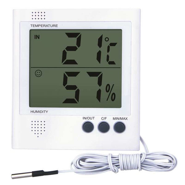 Emos RS8471 Indoor/outdoor Electronic environment thermometer White