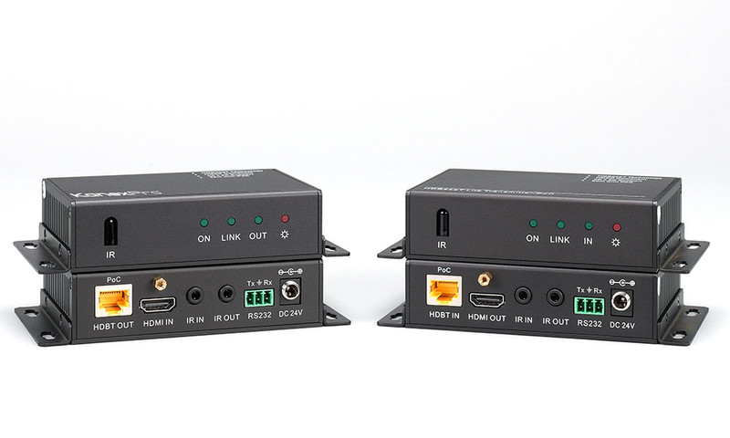 Kanex HDBASE70POE AV transmitter & receiver Черный АВ удлинитель