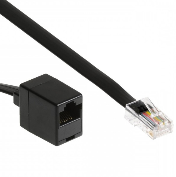 Helos 014093 6m Black telephony cable