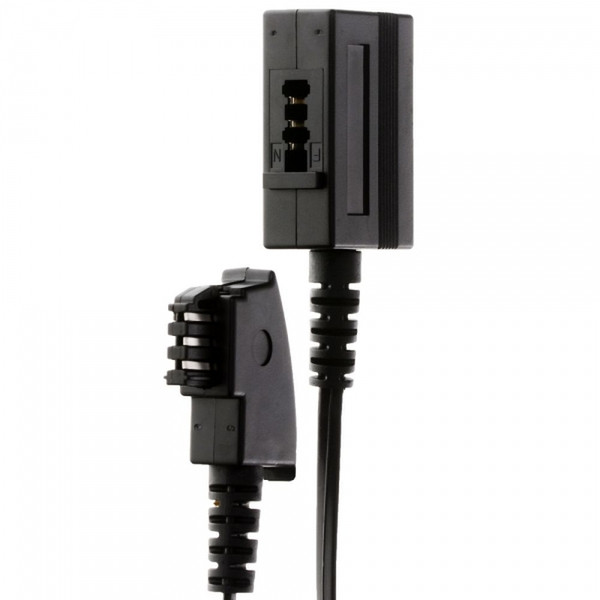 Helos 014140 TAE F TAE F Schwarz Kabelschnittstellen-/adapter