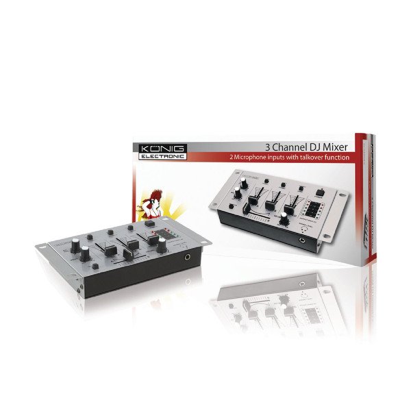 König KN-DJMIXER10U audio mixer
