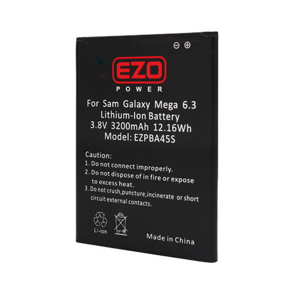 EZOPower EZPBA45S Lithium-Ion (Li-Ion) 3200mAh 3.8V rechargeable battery