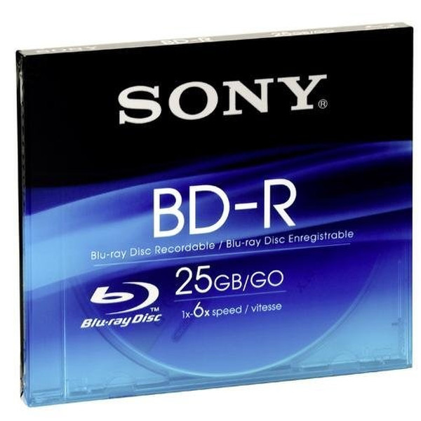 Sony BNR25RH 25ГБ чистые Blu-ray диски