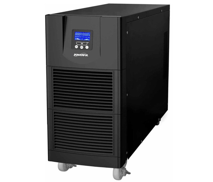 Powerful PSE-1106 6 Line-Interactive 6000VA Black uninterruptible power supply (UPS)