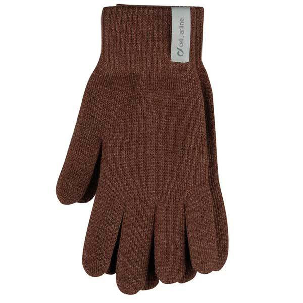 Cellularline TOUCHGLOVES Touchscreen gloves Brown