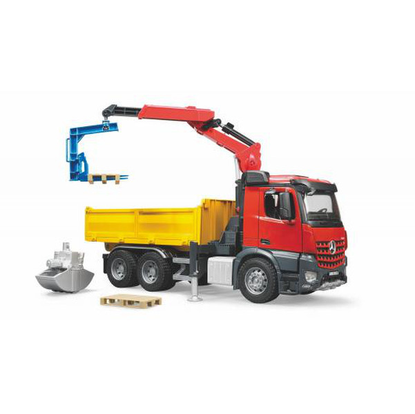 BRUDER MB Arocs Construction truck with accessories игрушечная машинка