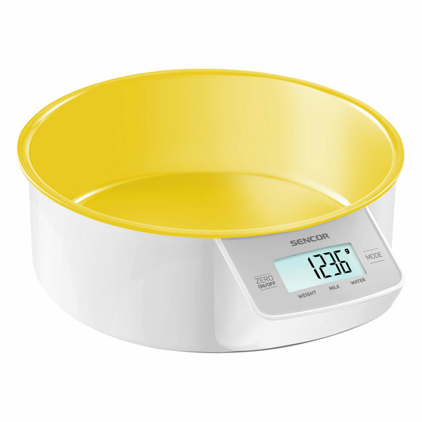 Sencor SKS 4004YL Electronic kitchen scale Yellow