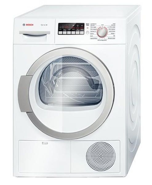 Bosch WTB86590FF freestanding Front-load 9kg B White tumble dryer