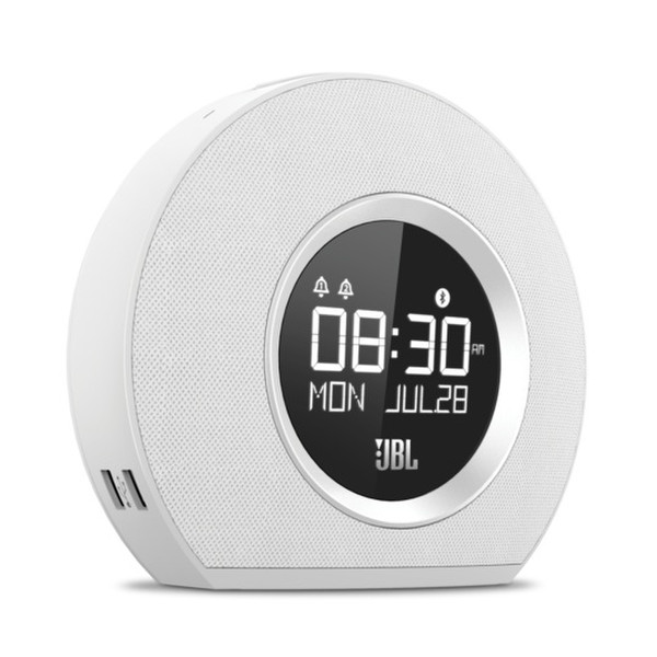 JBL Horizon Uhr Digital Weiß Radio