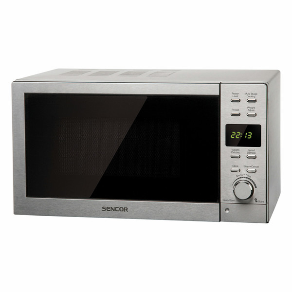 Sencor SMW 6022 Countertop 20L 800W Stainless steel microwave