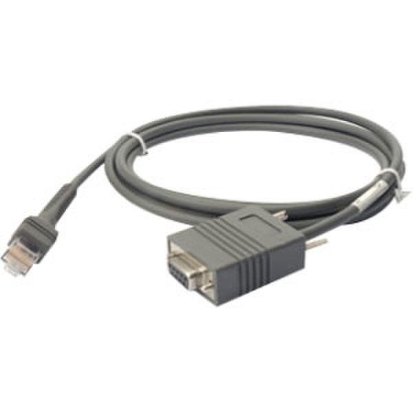 NCR CBA-R01-S07PAR 2m RS-232 DB-9 Grey serial cable