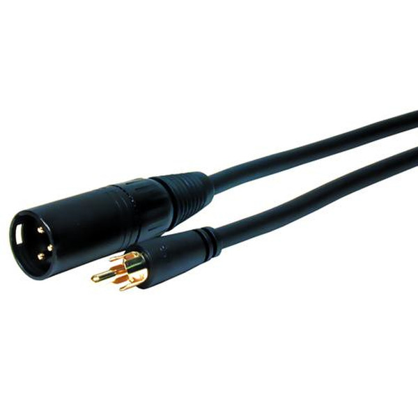 Comprehensive XLRP-PP-3ST 0.9m 3.5mm XLR (3-pin) Schwarz Audio-Kabel