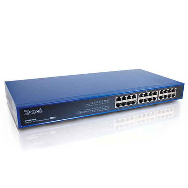 C2G 30707 Unmanaged Blue network switch