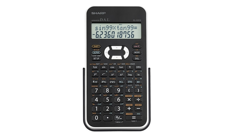 Sharp EL-531XBWH Pocket Scientific calculator Black calculator