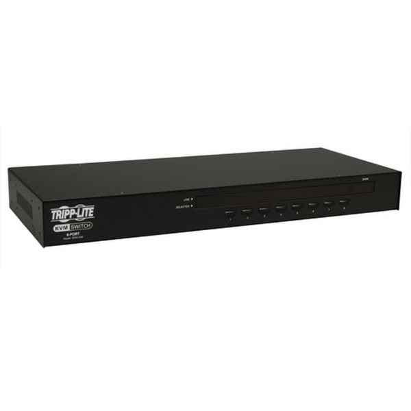 Tripp Lite 8-Port 1U Rack-Mount USB/PS2 KVM Switch with On-Screen Display KVM switch