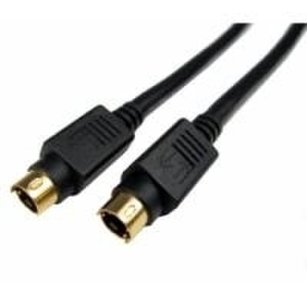 Cables Unlimited S-Video 15 ft 4.57м S-Video (4-pin) S-Video (4-pin) Черный S-video кабель