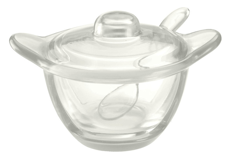 Fratelli Guzzini Gocce Transparent Glass sugar bowl