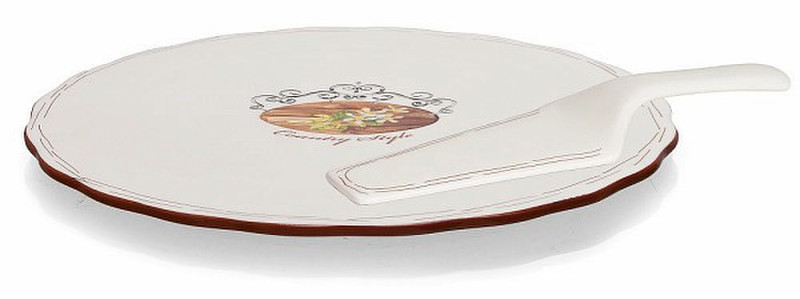 Andrea Fontebasso RV1AP394888 Dessert plate Круглый Kерамический Белый 1шт обеденная тарелка