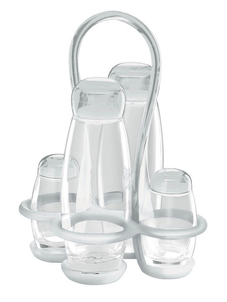 Fratelli Guzzini Gocce 0.18L Bottle Glass,Polyethylene,Styrene Acrylonitrile (SAN) Transparent oil/vinegar dispenser