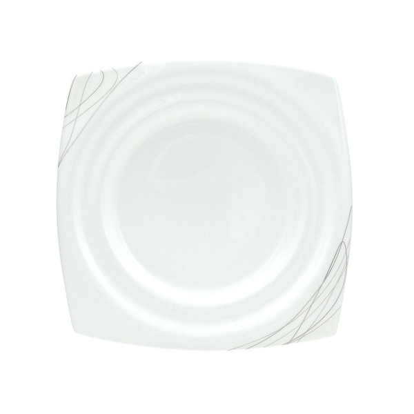 Tognana Porcellane Linea Aqua Dinner plate Square Porcelain White 6pc(s)