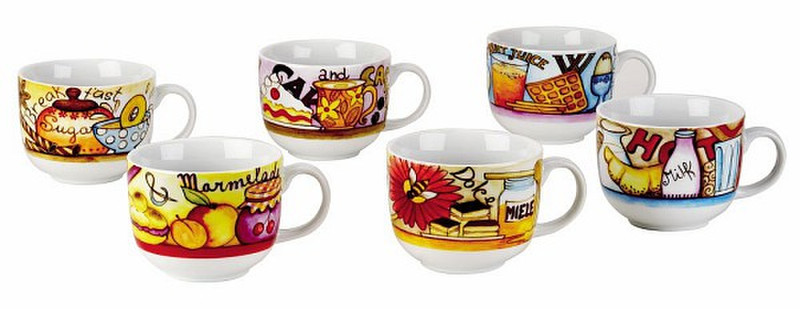 Tognana Porcellane IR017403458 Multicolour 6pc(s) cup/mug