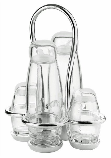 Fratelli Guzzini Look 0.18L Bottle Acrylonitrile butadiene styrene (ABS),Glass,Polyethylene,Styrene Acrylonitrile (SAN) Chrome,Transparent oil/vinegar dispenser