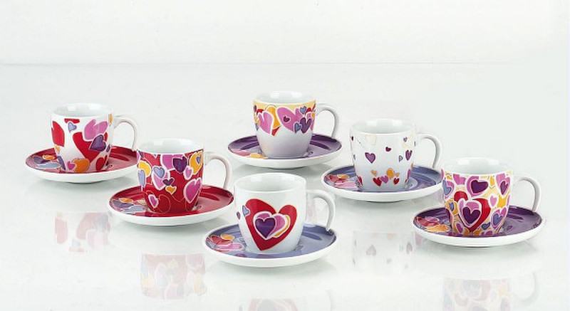Tognana Porcellane ML085343523 Multicolour 6pc(s) cup/mug
