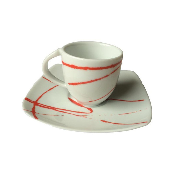 Andrea Fontebasso Energy Красный, Белый Кофе 1шт чашка/кружка
