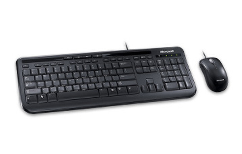 Microsoft Wired Desktop 600 USB Schwarz Tastatur