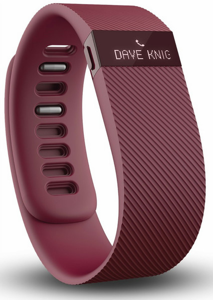 Fitbit Charge Wristband activity tracker OLED Kabellos Burgund