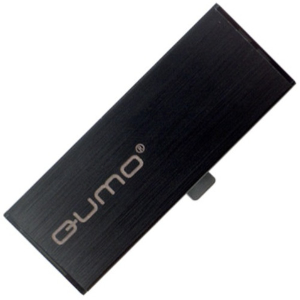 QUMO 32GB Aluminium USB 3.0 32GB USB 3.0 Black USB flash drive