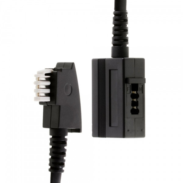 Helos 014151 TAE N TAE N Schwarz Kabelschnittstellen-/adapter
