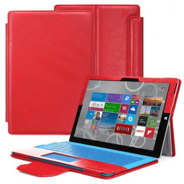 GreatShield GS06221 12Zoll Blatt Rot Tablet-Schutzhülle