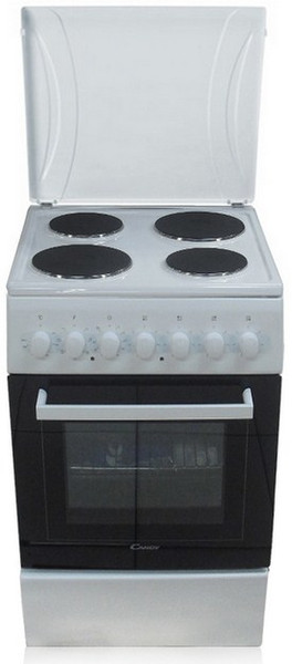 Candy CCE 5503 W Отдельностоящий Sealed plate hob A Черный, Белый кухонная плита