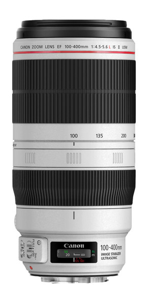 Canon EF 100-400mm f/4.5-5.6L IS II USM SLR Telephoto lens Schwarz, Weiß