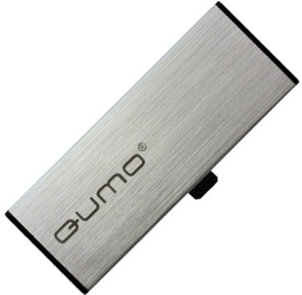 QUMO 4GB Aluminium USB 2.0 4GB USB 2.0 Grey USB flash drive