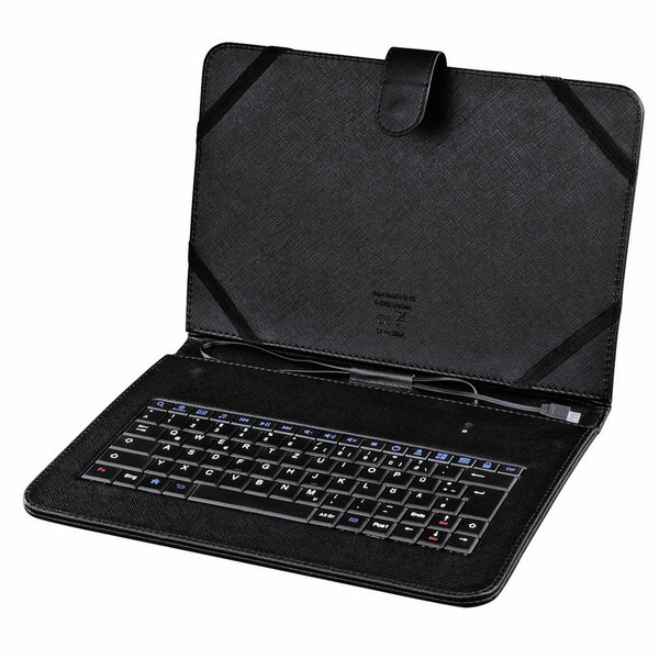 Hama 0050469 Micro-USB QWERTZ Немецкий Черный клавиатура для мобильного устройства