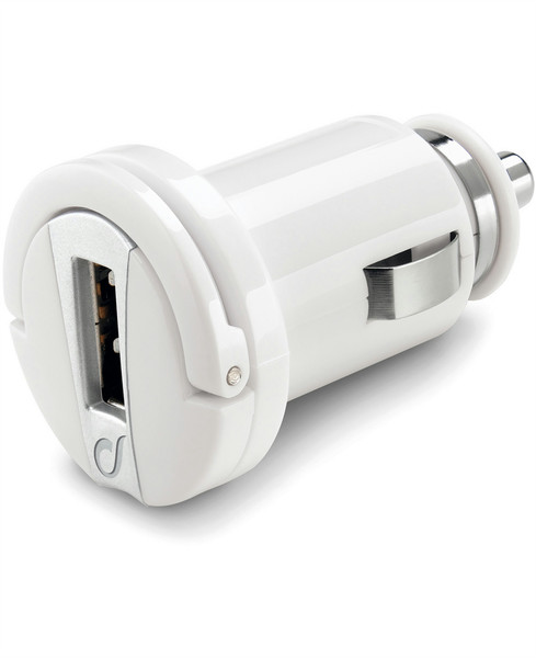 Cellularline MICROCBRUSBW Auto White mobile device charger