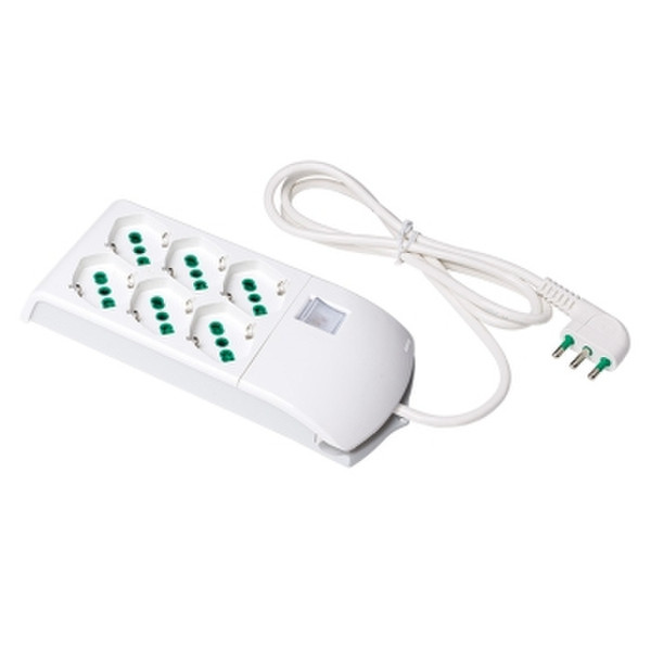 FANTON 440300 6AC outlet(s) 1.5m White surge protector