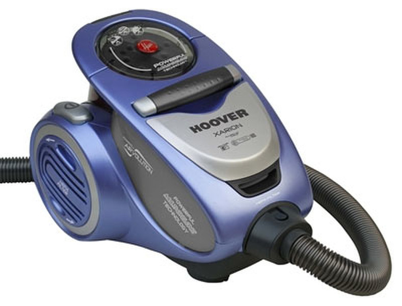 Hoover XP71_XP20011 Цилиндрический пылесос 1.5л 700Вт A Синий, Серый