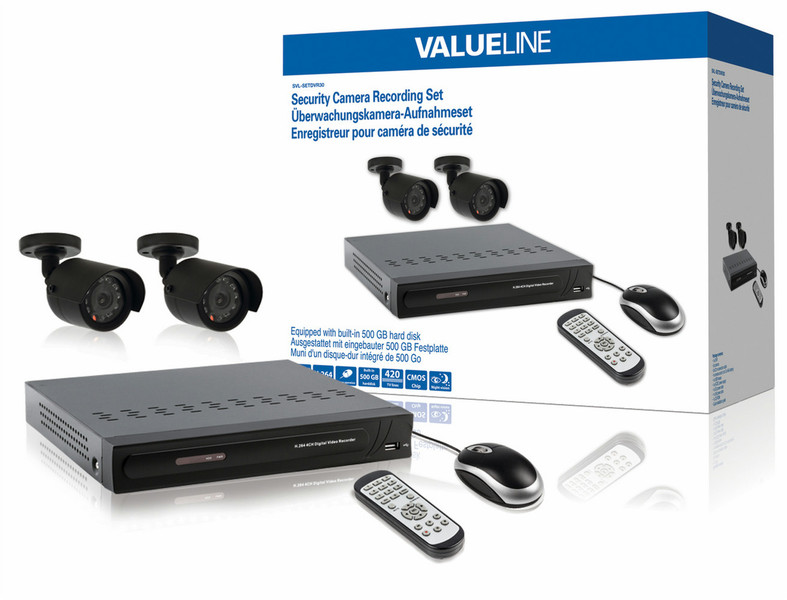 Valueline SVL-SETDVR30 Video-Überwachungskit