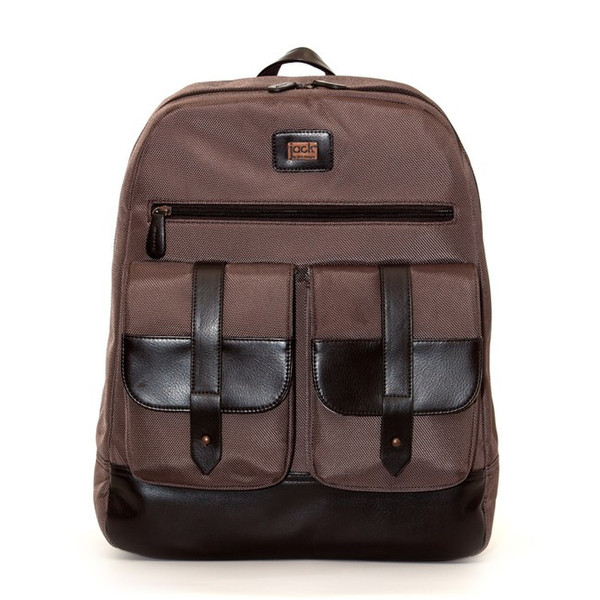 Jill-e 419347 Fabric,Leatherette Brown backpack