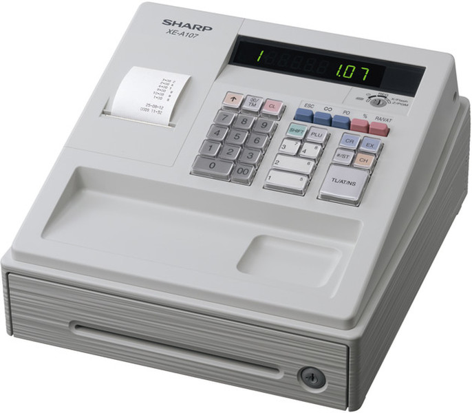 Sharp XE-A107WH cash register