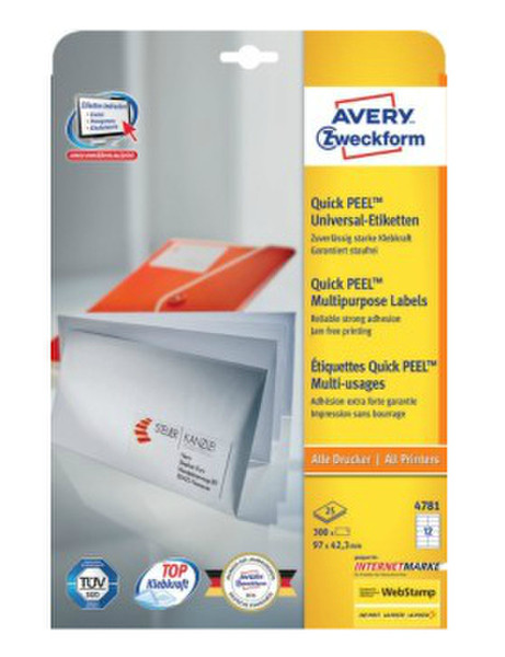 Avery Zweckform 4781Z self-adhesive label