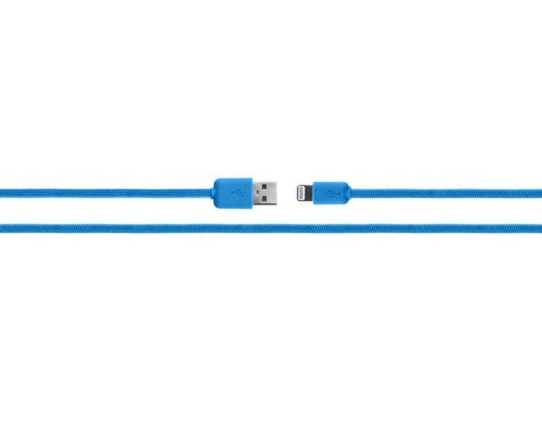 Xqisit 17957 1.8m USB A Lightning Blau USB Kabel