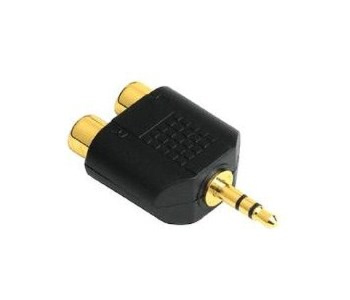 PureLink LP-AA020 3.5mm 2 x RCA Schwarz Kabelschnittstellen-/adapter