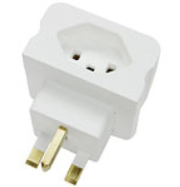 Steffen 14 9566 0 C Type D (UK) Type J (CH) White power plug adapter