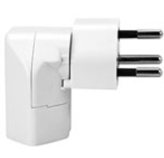 Steffen 1409712 White electrical power plug