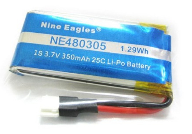 Nine Eagles Li-Po 3.7V 350mAh Lithium Polymer 350mAh 3.7V rechargeable battery